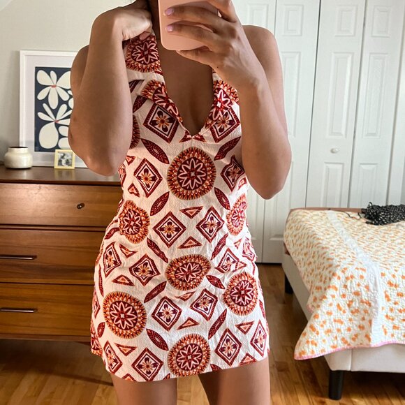 Her Pony Dakota Linen Halter Dress, (AU 8, Like a US 0) - Picture 1 of 11